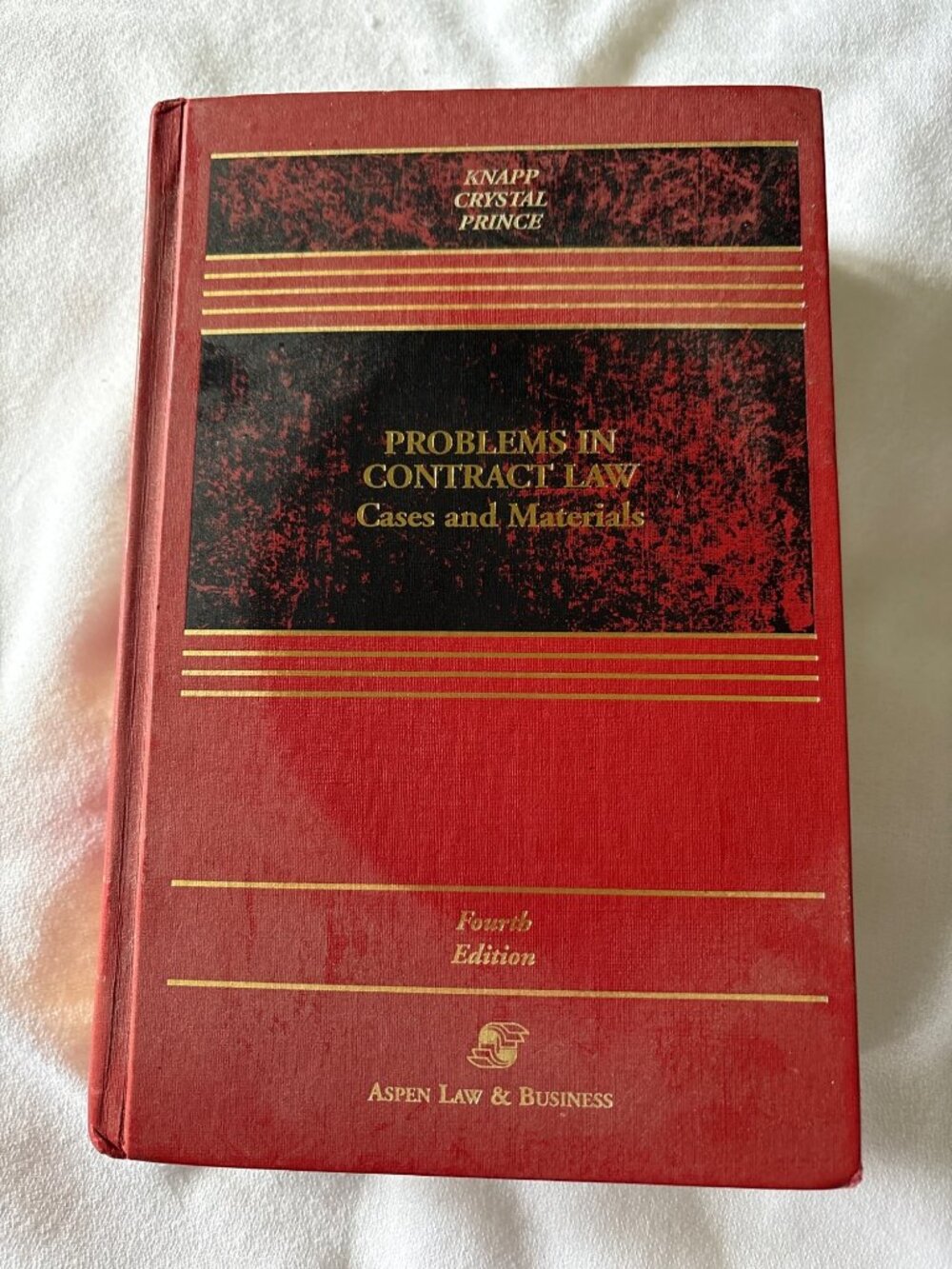 Decor Problems In Contract Law: Cases And Materials Fourth Edition By Knapp Crys
